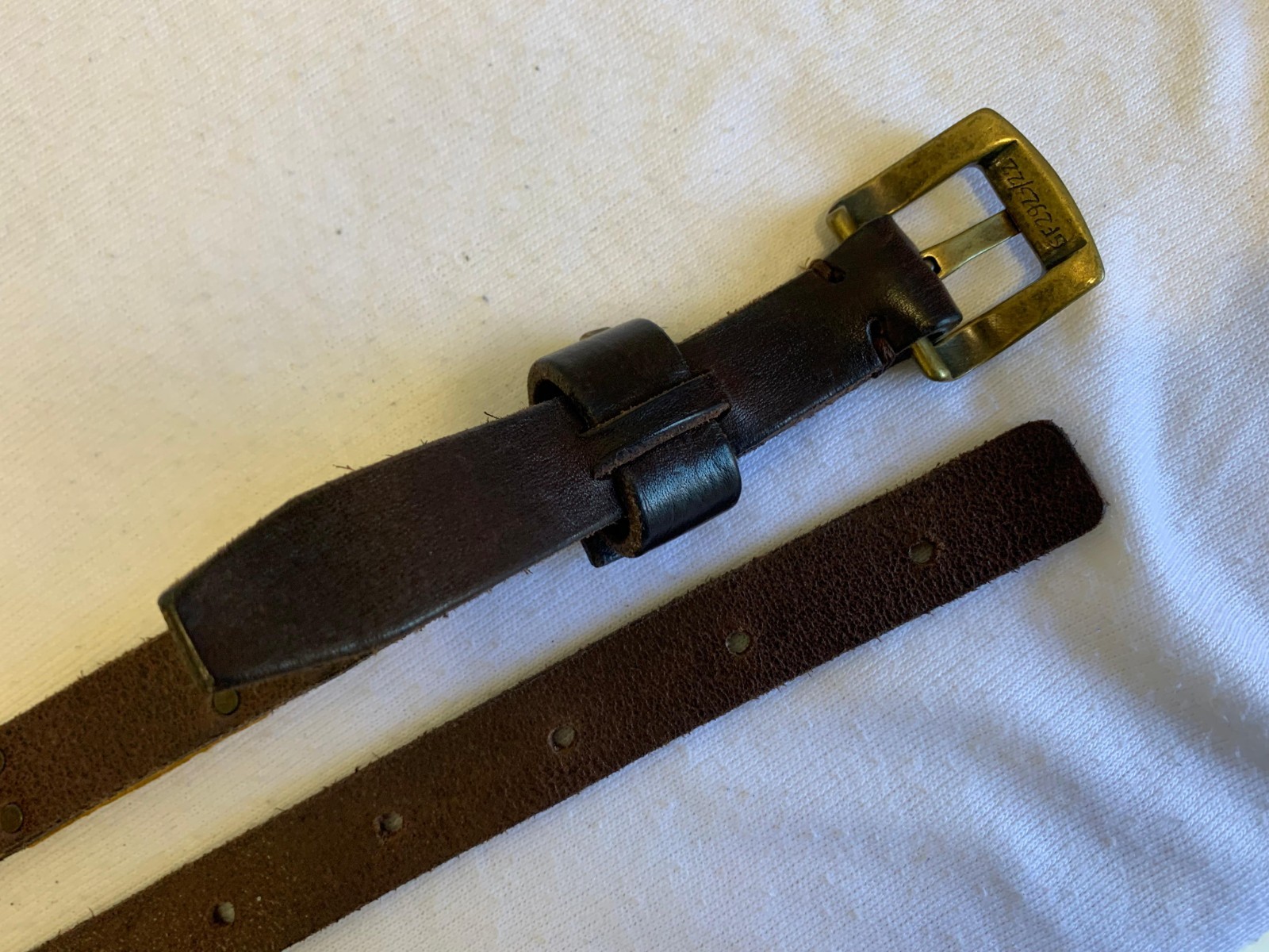 AS98 Brown Multicolor Patchwork Studded Genuine L… - image 6