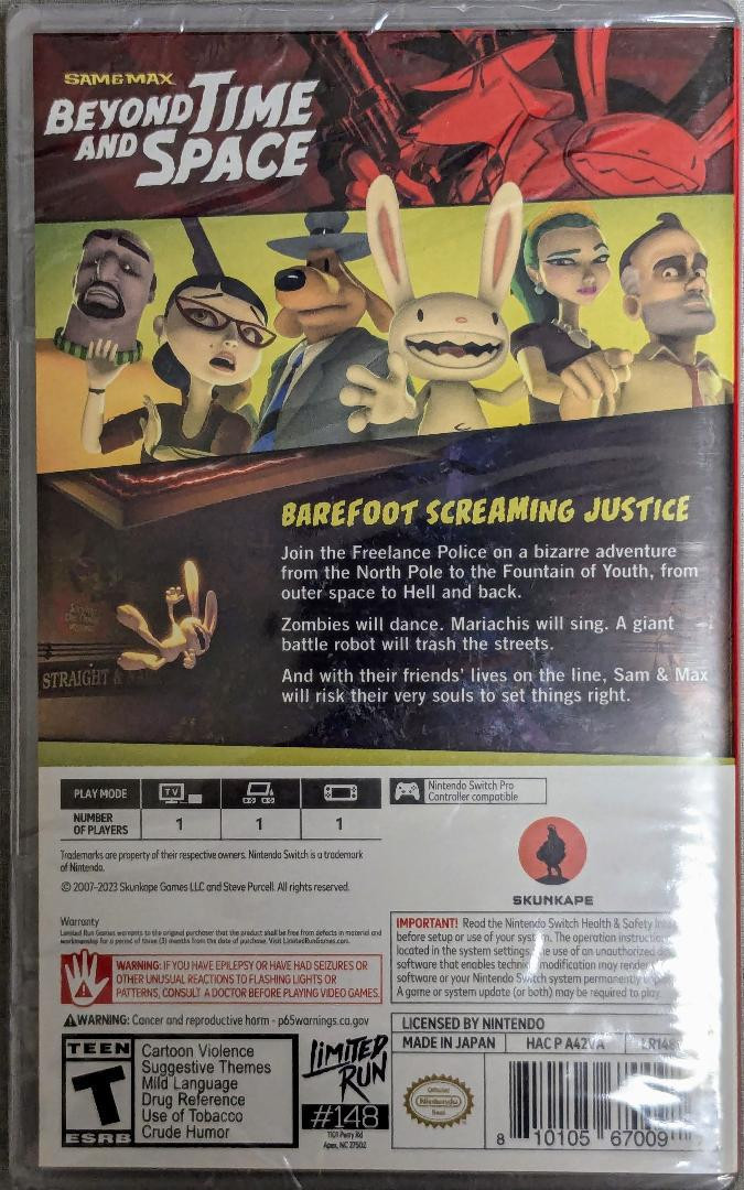 Sam Max Beyond Time Space | eBay Sam Max Beyond Time Space | eBay