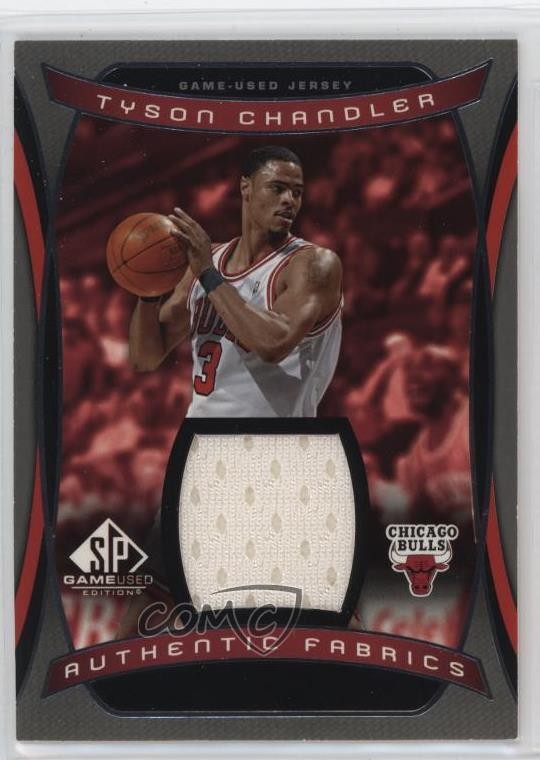 2004-05 SP Game Used Edition Authentic Fabrics Tyson Chandler #AF-TC 0dp1