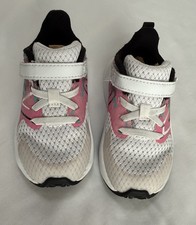 New Balance ITRAVFP2 Unisex Kids US 6 Pink/White/Black Hook & Loop Sneakers