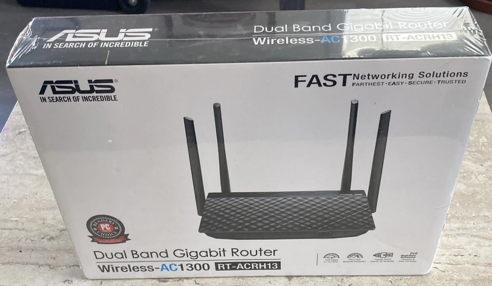 Asus Wireless Router AC-1300  RT-ACRH13 Dual Band 2.4 and 5.0 GHZ NEW SEALED - Image 3 of 3