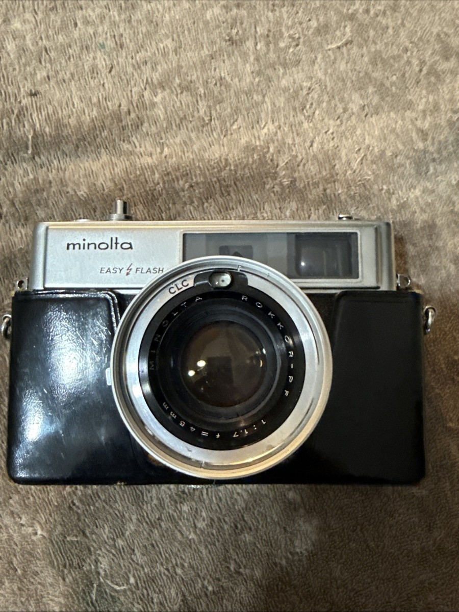 Minolta Hi-Matic 9 Easy Flash Film Camera w/45mm Rokkor Lens | eBay