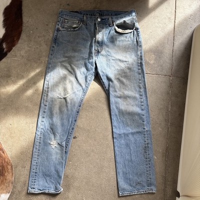 Vintage Levi's 501 Men's Original Fit Jeans - Blue