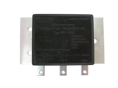 Elektronischer Regler Spannungsregler Laderegler Trabant DKW 6V 30A