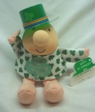VINTAGE St. Patrick's Day ZIGGY TOP O' THE MORNING 7" Plush Stuffed Animal Toy