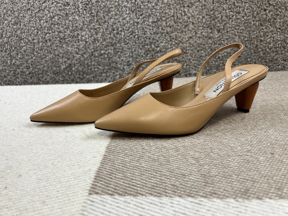 Keith Slingback Closed Toe Heels Keith Slingback Pointed Toe Heels