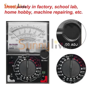 Multimètre numérique AC DC Compteur de voltmètre ampèremètre ohmmètre YX-360TR N