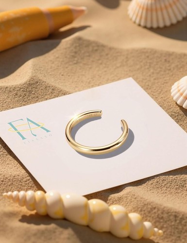 3Pcs Gold Filled Toe Rings for Women No Tarnish 14K Gold Filled-Adjustable - Picture 6 of 6