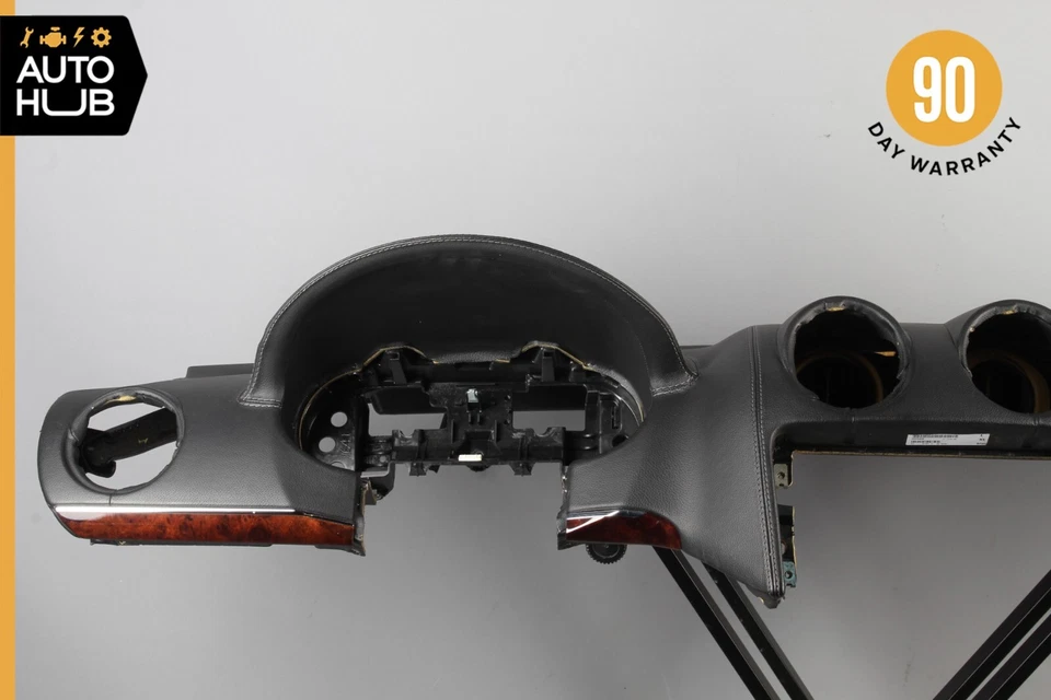 06-12 Panel de tablero de instrumentos negro Mercedes X164 GL350 ML550 con airbag OEM Foto 3 de 4