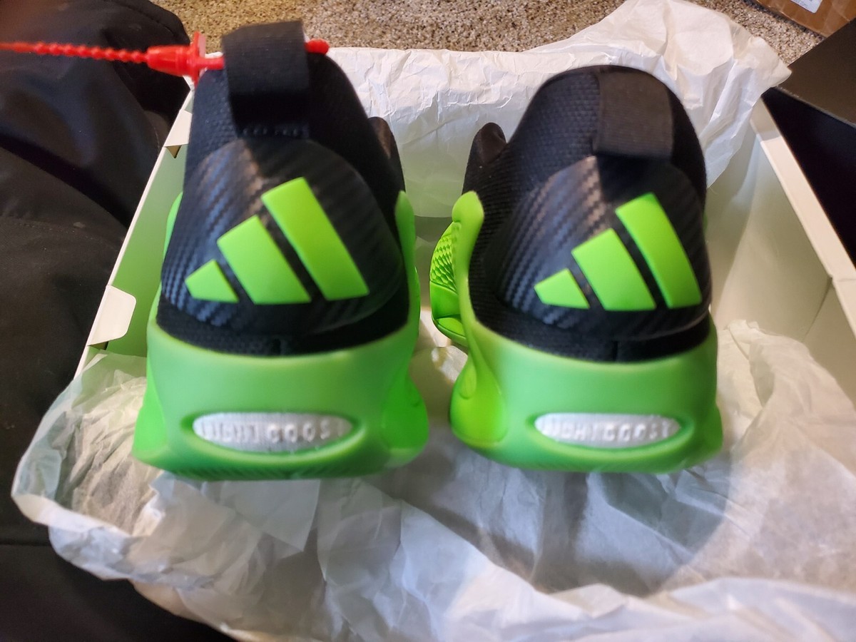 Adidas AE 1 Basketball Men’s Size 7.5 Slime Green JI4065 Shoes Sneakers‎ adidas A.E. 1 Low Anthony Edwards AE1 Slime Lucid Lime Men  main image 3
