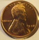 1938 P Lincoln Cent Better Grade BU coin (38PHG3)
