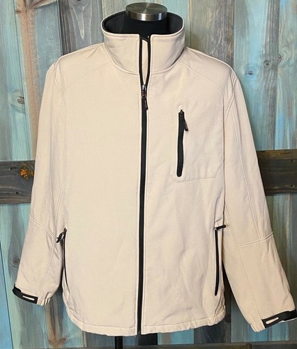 Calvin Klein Light Tan White Jacket XL 