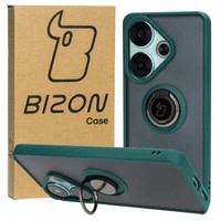 HandyhüLle Mit Fingergriff FüR Xiaomi Poco F6 Bizon Case Cover Etui DunkelgrüN
