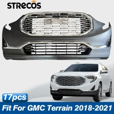 New Fit For 2018-2021 GMC Terrain Front Bumper Cover Assembly Kit W/ fog lights
