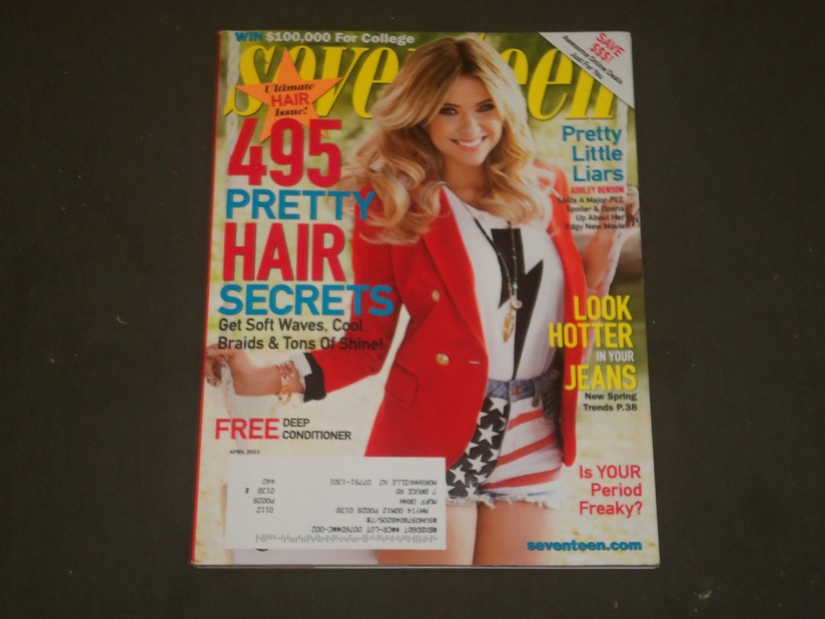 2013 APRIL SEVENTEEN MAGAZINE - ASHLEY BENSON COVER - B 1747 | eBay