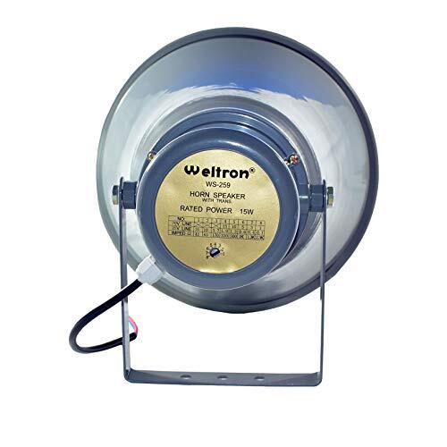 WELTRON Outdoor Trumpet Home Speaker Set of 1 Gray WS259 for sale