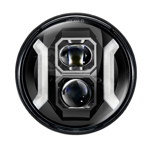 For Hummer H2 H3 H3T 06-10 7" LED Headlights 4" Fog Lights Combo Halo Angel Eyes - Picture 18 of 23