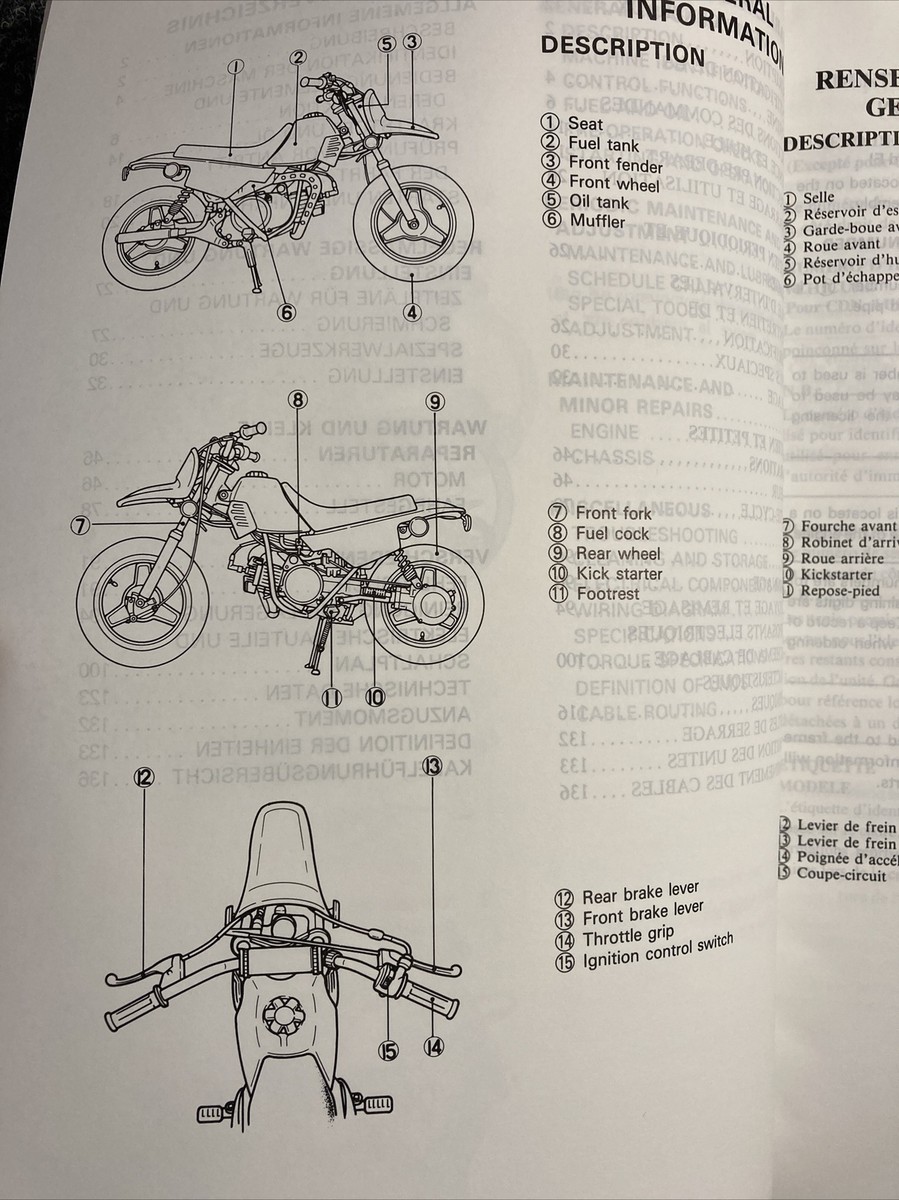 未使用 YAMAHA ヤマハ PW50 サービスマニュアル プラグ工具付 Genuine Yamaha PW50 pw50 pw 50 50cc Service Manual Owners