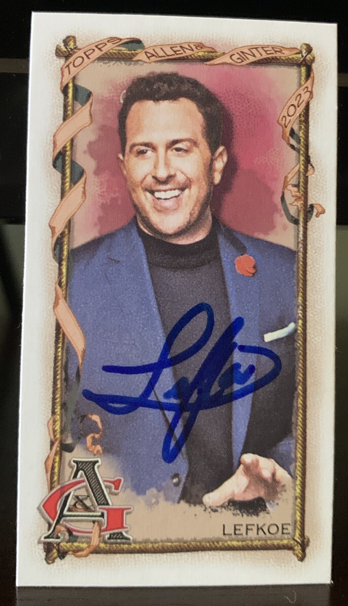 2023 Allen & Ginter Adam Lefkoe Mini Autograph Signed TNT Sportscaster
