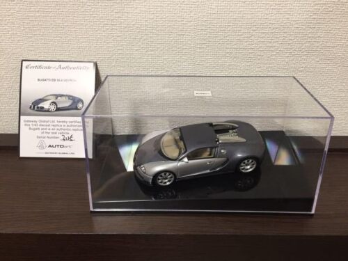 1/43 AUTOart Bugatti EB 16.4 Veyron 2 Tone Grey w/ Box From Japan 50902 Minicar - Picture 2 of 4