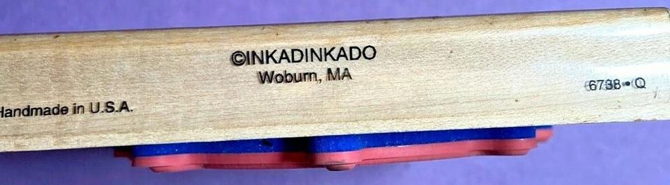 Sello de goma Inkadinkado montaje en madera barco volante barco náutico 6738Q Foto 4 de 4