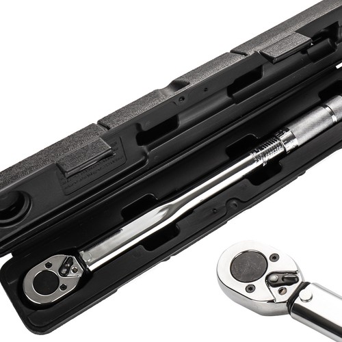 Ratcheting Torque Wrench 19-110Nm 3/8" Square Drive Click Adjustable+Case - Picture 6 of 12