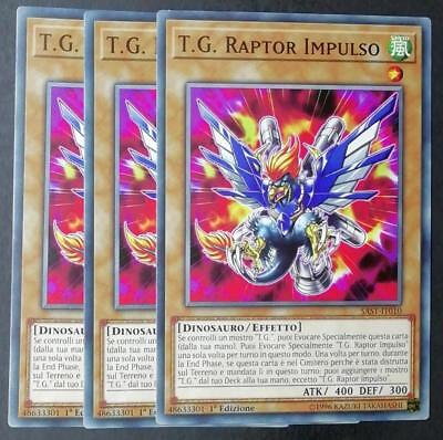 Pay attention to Uncertain Perpetual Set 3 Carte : T.G. RAPTOR IMPULSO Comune in Italiano SAST-IT010 YUGIOH |  eBay
