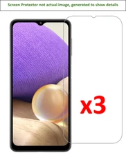 3x Samsung Galaxy A32 5G Screen Protector w/ cloth