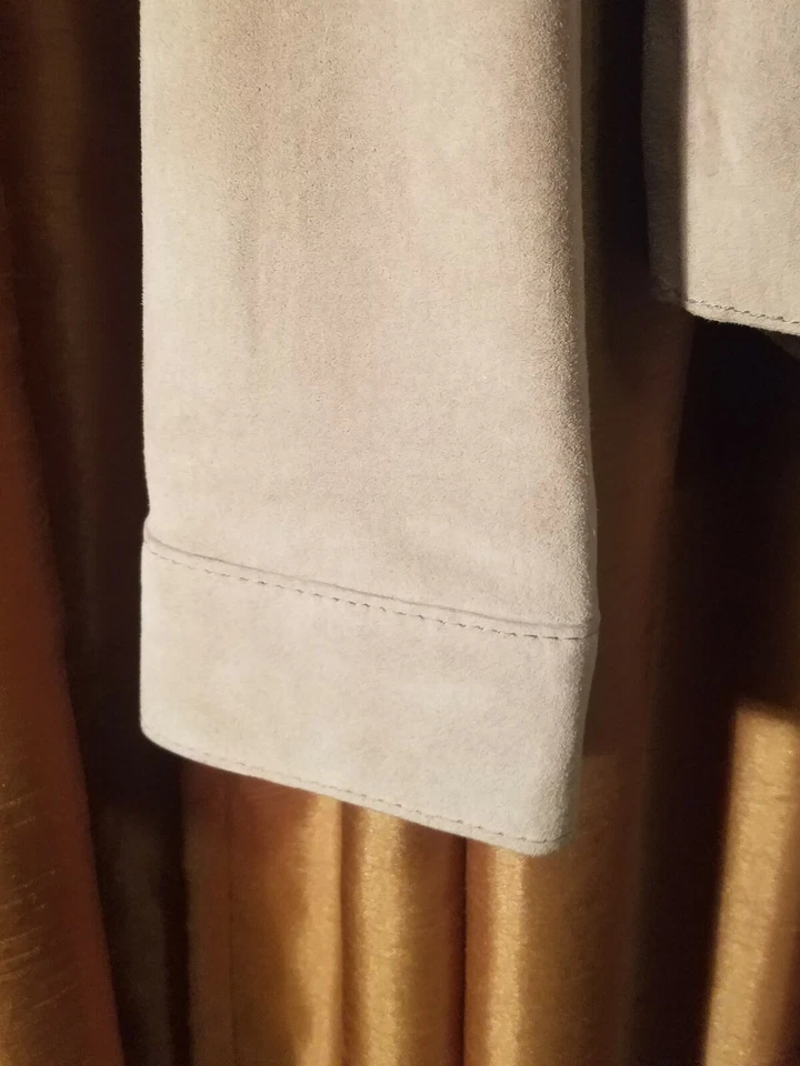 Chaqueta de cuero Mixit gris púrpura claro (talla 4) Foto 2 de 4