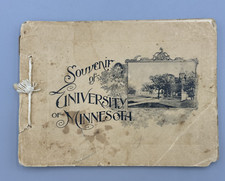 Rare 1898 UNIVERSITY of MINNESOTA Historic PHOTOGRAVURES Souvenir Booklet