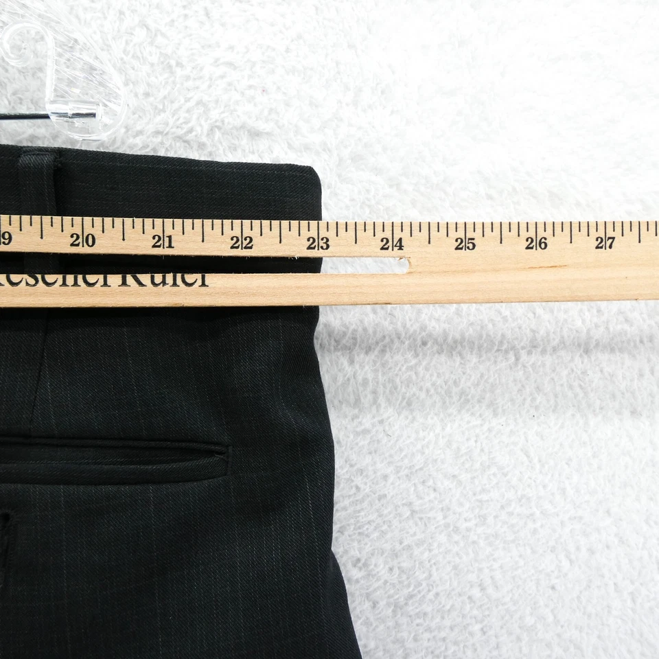 Enro Khakis 46x34 Para Hombres Gris Plisado Pierna Recta Pantalones Vestido Pantalones Traje Foto 4 de 4