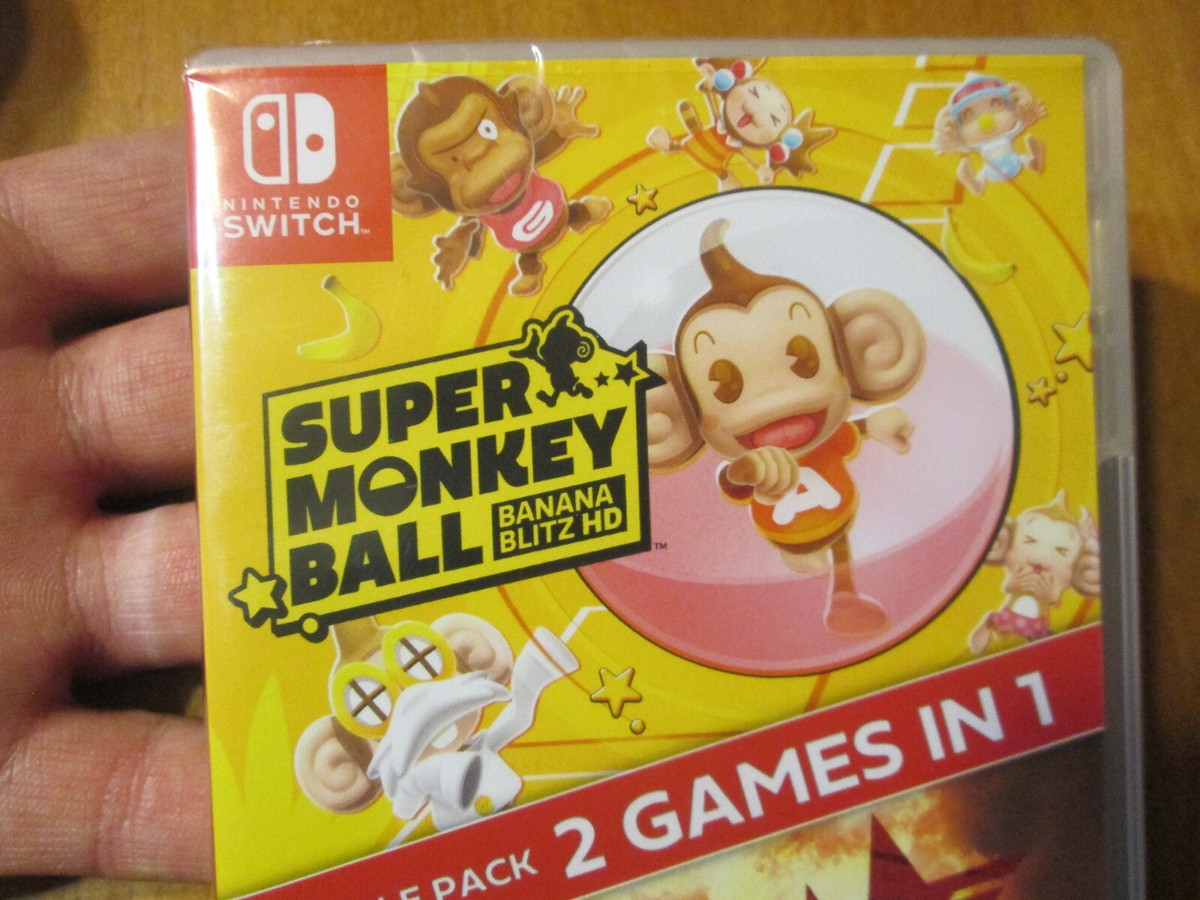 SUPER MONKEY BALL BANANA BLITZ HD & SONIC FORCES NINTENDO SWITCH