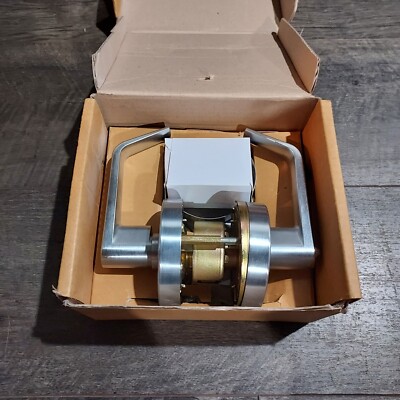 S. Parker Lever Lockset,Mechanical,Entrance, ANSI Grade1 Heavy Duty Satin Chrome