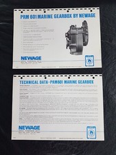 PRM 601 MARINE GEARBOX BY NEWAGE SPECIFICATIONS TECHNICAL DATA