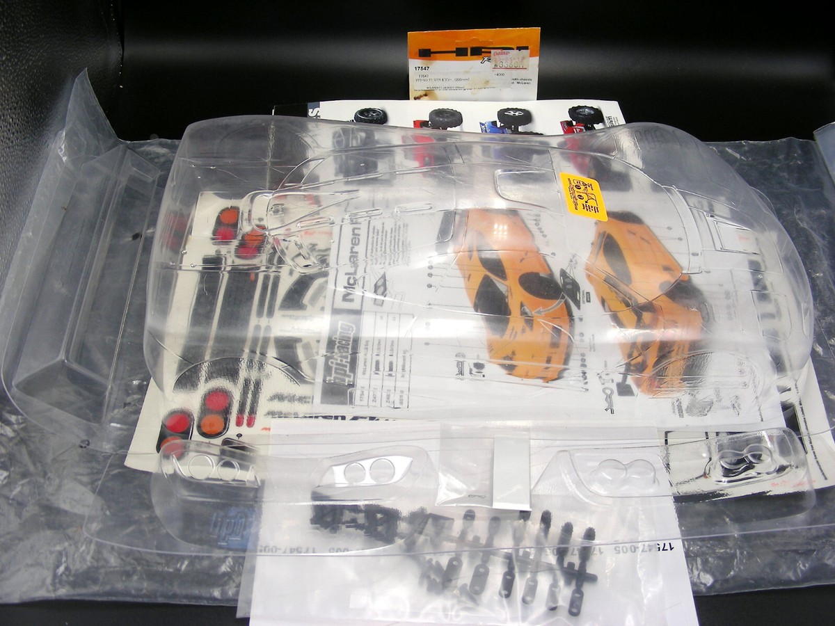 Vintage HPI 1/10 McLaren F1 LM 200mm Nitro RS4 Body w Light