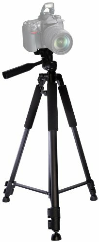 60" Inch Pro Series Camera/Video Tripod for DSLR Cameras/Camcorders - Picture 2 of 7