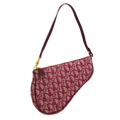 dior red saddle bag