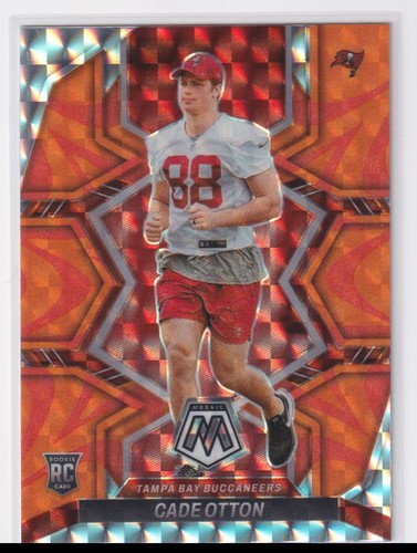 2022 Panini Mosaic Reactive Orange Cade Otton Rookie Tampa Bay Buccaneers #361