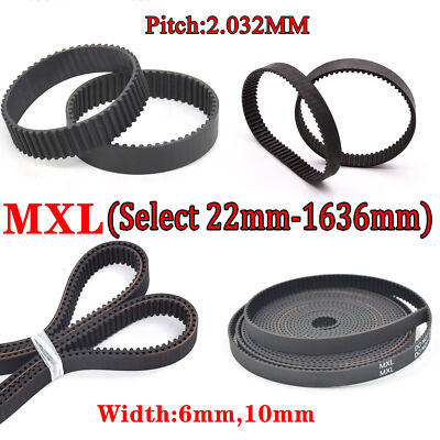 Timing Belt MXL-Drive Belt Synchronous Belt Belts Closed Timing Belt Width 6mm