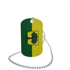 Dog Tag Flag Bunting Oak Forest Dog Tag Aluminium 30 x 50mm