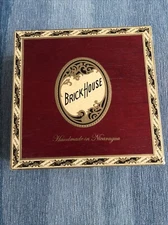 Brick House Churchill Empty Wood Cigar Box 8" x 8.25" x 2.75"