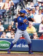 JONATHAN HERRERA CHICAGO CUBS ACTION SIGNED 8X10 PHOTO W/COA