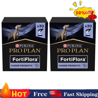 Purina Pro Plan Fortiflora Canine Probiotic Dog Food Supplement 60 x 1g/ QXO