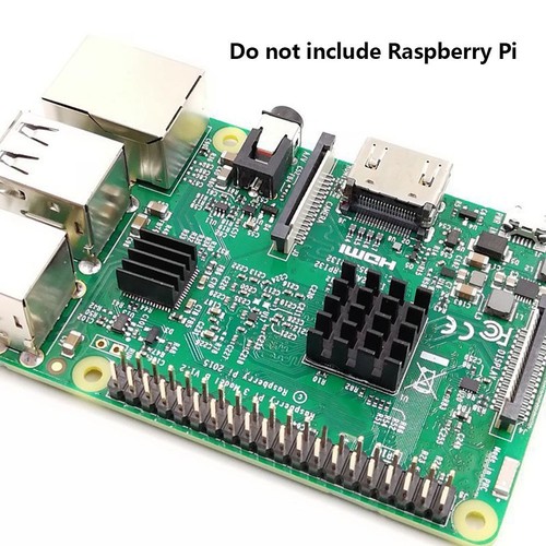 25Pcs Heatsink Kit Aluminum+Copper Heat Sink Kits For Raspberry Pi 2/3 B+ 4B - Afbeelding 8 van 9