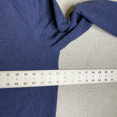 B Draddy Mara Jacket Mens Large Blue Full Zip Mock Neck MCC Logo Golf Preppy image 6