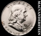 1961-D Franklin Half Dollar- Silver Choice Gem Brilliant Uncirculated #i9837