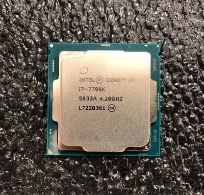 Intel Core i7 7700K Processor 8M Cache, up to 4.50 GHz Quad Core