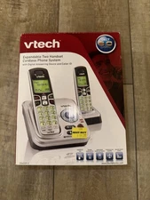 VTech (CS6229-2) 1.9 GHz Dual Handsets Single Line Cordless Phone System New
