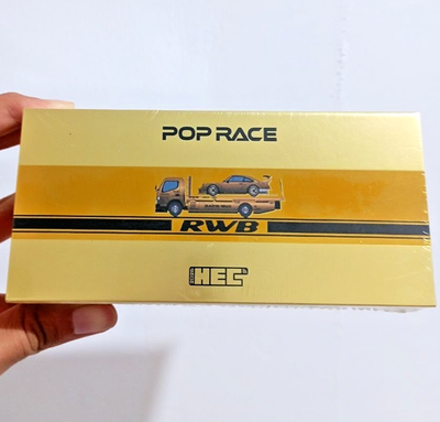 Pop Race x Xcartoys 1/64 RWB 930 Fuso 300 Gold HEC 2026 Limited