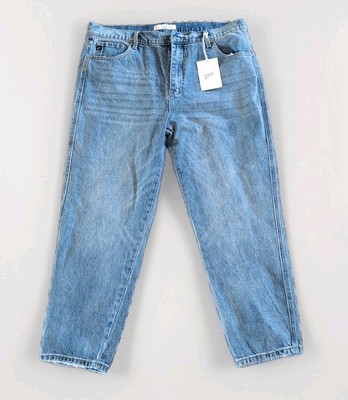 Kancan Gabby High Rise Slouch Fit Jeans Size 31 Medium Stone Tapered Leg KC9271M